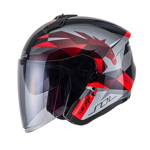 SOL 헬멧 SO-XP 유니콘 블랙/레드