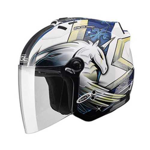SOL 헬멧 27S 유니콘3 화이트블루